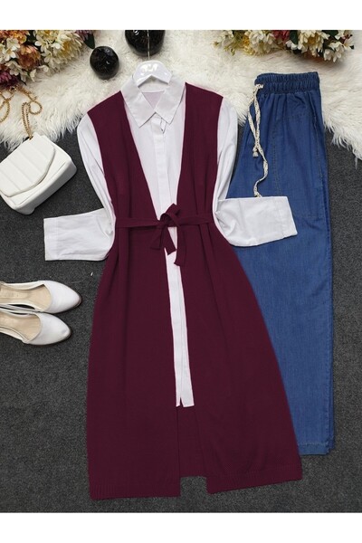 HİJABAYA Mesh Spring Cardigan