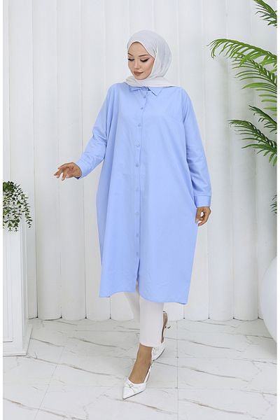 sefamerve Tunica cu maneca raglan 4066-12 Albastru