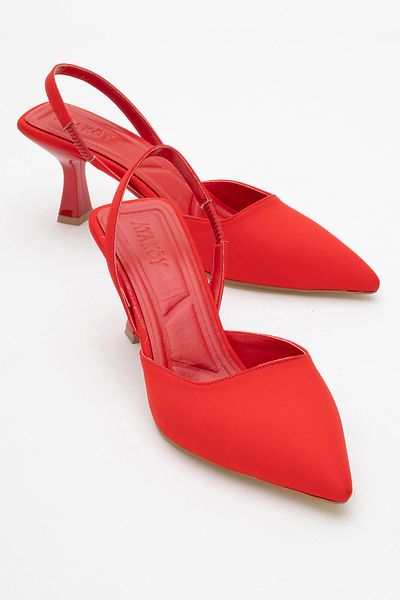 Ataköy Ayakkabı WOMEN'S POINTED TOE OPEN BACK STILETTO