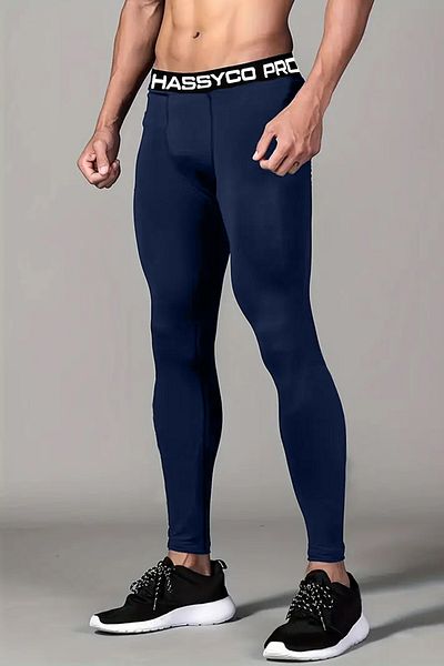 GHASSY CO. Ghassy Co. Ανδρικό ποδήλατο μπάσκετ Fitness Running Ultra Stretchy αθλητικό κολάν