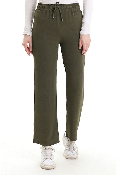 sefamerve Wide Leg Trousers 991040-03 Khaki