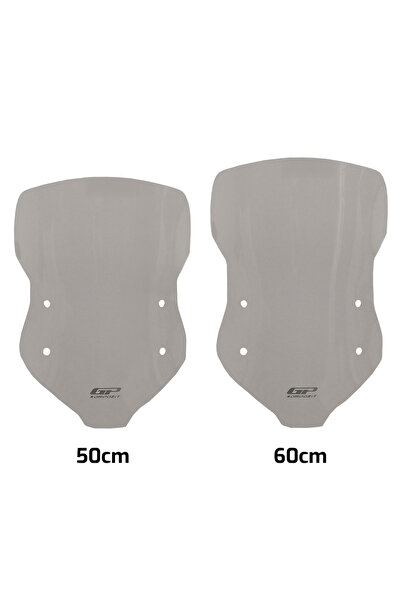 GP KOMPOZİT GP Kompozit Kymco DTX 250 / 360 2021-2024 Uyumlu Ön Cam Füme 50 cm