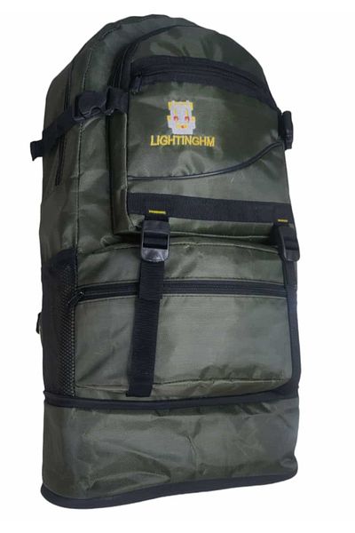 LIGHTINGHM Τσάντα ταξιδιού Mountaineer 60 λίτρων Τσάντα κάμπινγκ εξωτερικού χώρου