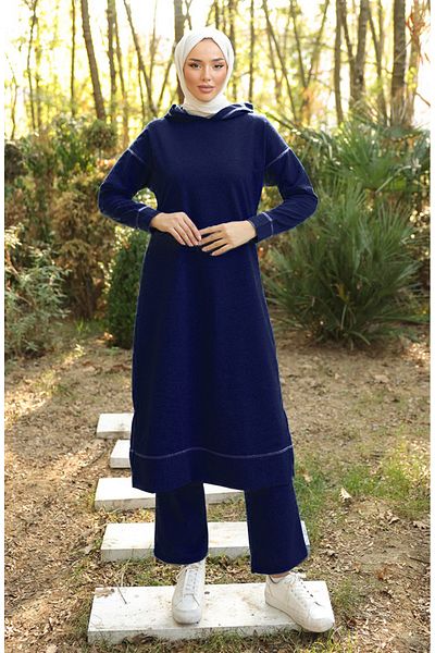 sefamerve Φόρμα διπλής φόρμας 3082-10 Navy Blue