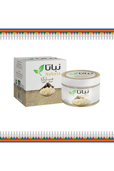 nabata مستكة مسقى بالعود - 100 جرام