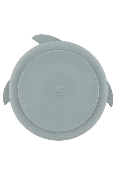 Trixie Silicone Vacuum Compartment Plate Mr.Shark