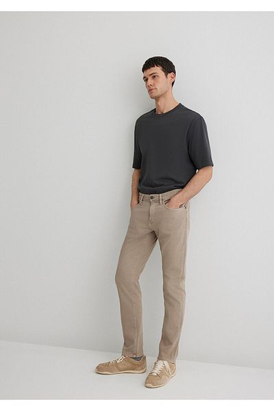 Mavi Marcus Beige Comfort Gabardine Trousers 0035186566