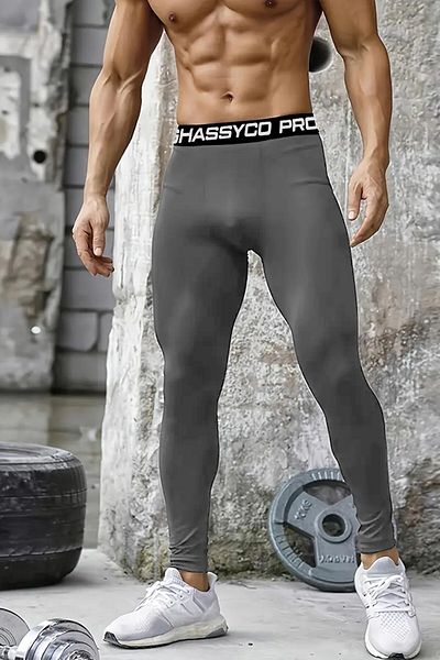 GHASSY CO. Ghassy Co. Ανδρικό ποδήλατο μπάσκετ Fitness Running Ultra Stretchy αθλητικό κολάν