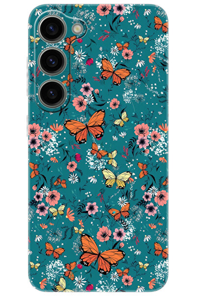 Samsung Galaxy S23 (SM-S911B) Compatible Case Pattern Printed Silicone Butterfly NGO:680 CP-5HzzwxB