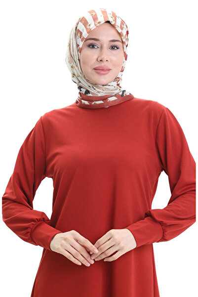 sefamerve Basic Tunik 1120-09 Kiremit