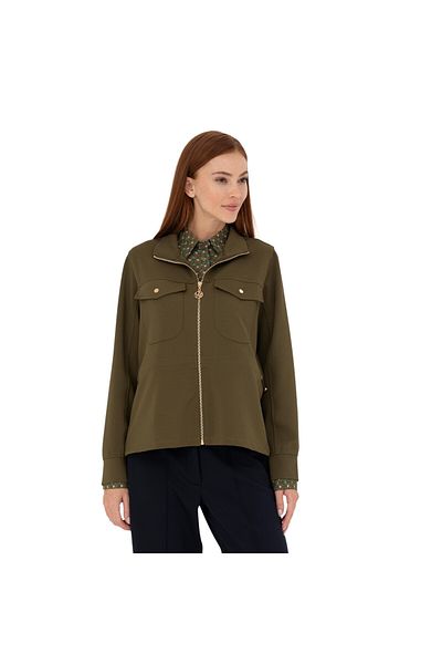 U.S. Polo Assn. Women's Khaki V-Neck Sweatshirt 1654576