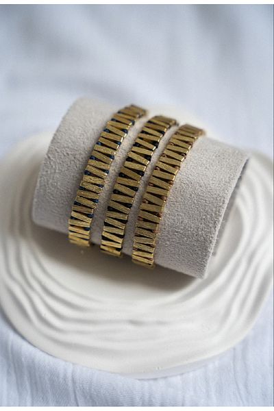 LUNESTA Solana Bronze Plate Bracelet
