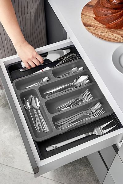 Kitchen Life Drawer Extendable Sliding Dish 35cm - Drying Basket