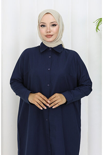 sefamerve Reglan Kol Tunik 4066-07 Lacivert