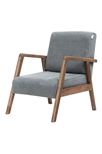 Zem Pavia Berjer Ceviz Ahşap, Gri