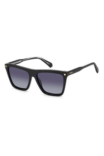 Polaroid Women's Sunglasses PLD 4164/S/X 807/WJ, Black, Butterfly, 56 mm