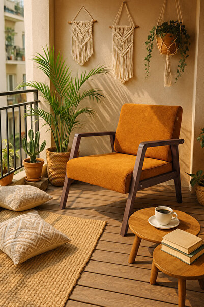 Zem Pavia Berjer Ceviz Ahşap, Hardal