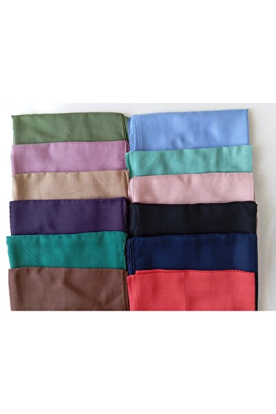 Last For Sell Düz Renk Pamuklu Dikişli Yazma,oyalık Yazma,tülbent,tesettür,eşarp