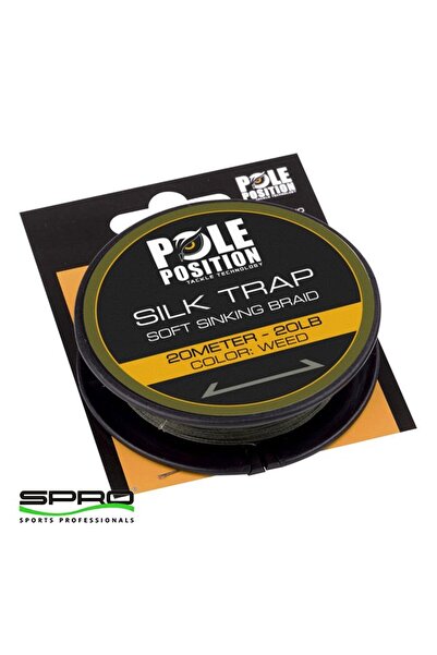 Spro خيط صيد بوليب سيلك تراب سينكينج ويد ويد 20 رطل 20 متر