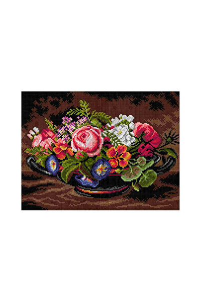 Orchidea Baskılı Goblen Çiçekler 2836 30*40 cm