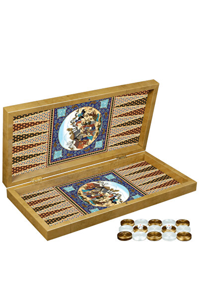 MSMETICARET Yenigün Premium Tavla Hatem Takım Xxl