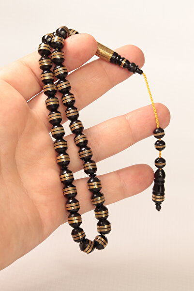 CessNova Sertifikalı % 100 Orijinal 33'lük Altın İşlemeli Kuka Tesbih