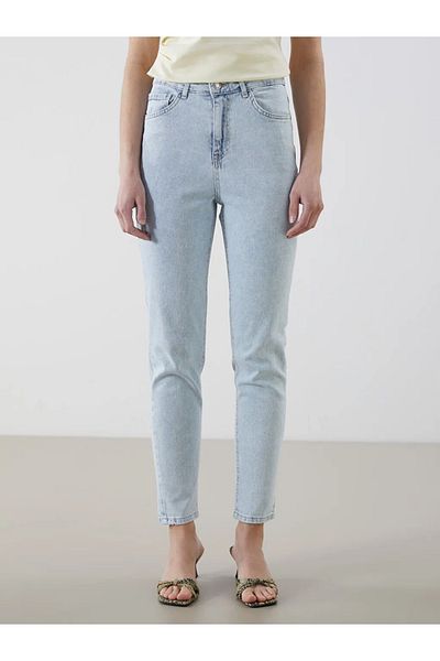 LC Waikiki LCW Jeans Indigo Slim Mom Pantaloni de damă