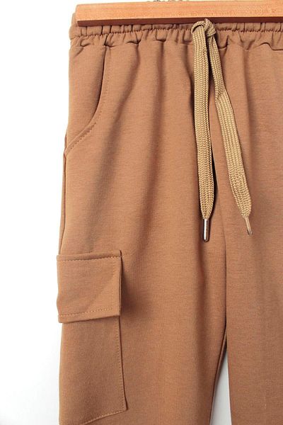 Çocuksan Baby&Kids Wear Παιδική φούτερ Unisex 16 ετών - Τσέπη - Μπεζ