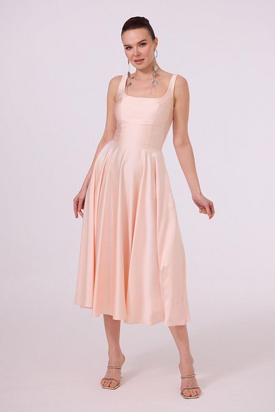 Carmen Dress Midi Open Back