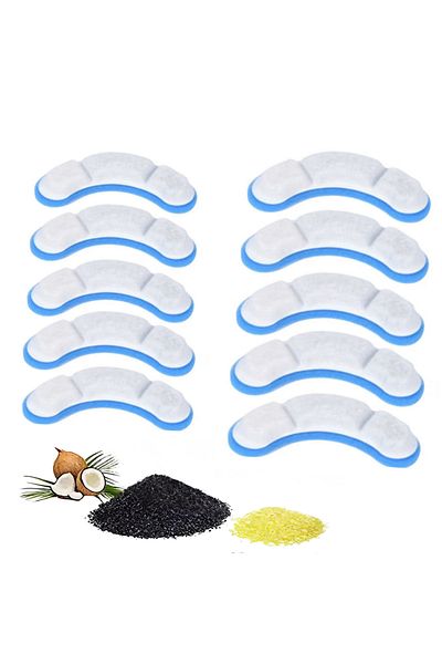 varioshop Set 10 Filtre VarioShop® pentru dispenser de apa automat destinat animalelor de companie, pentru pi