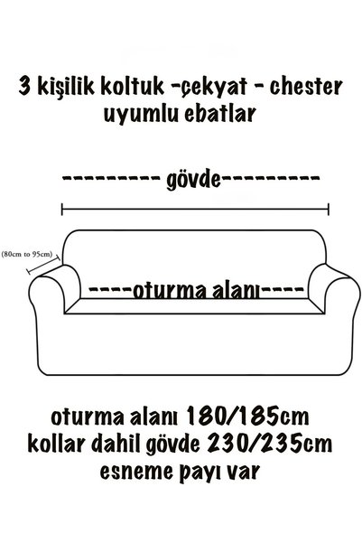 BAQDO Jacquard 3-Person Sofa Cover, Sofa Bed, Sofa, Sofa Cover 1 Piece
