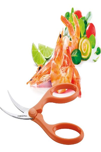 TESCOMA Presto Seafood Shrimp Scissors, Stainless Steel, Ergonomic Design