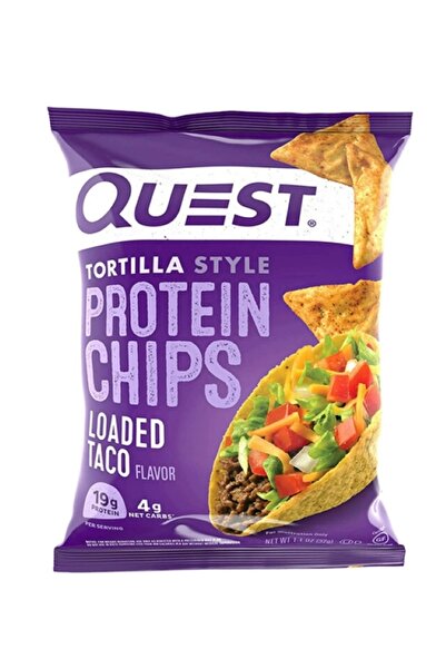 Quest رقائق بروتين على طريقة التورتيلا بنكهة التاكو المحملة 32 جرام