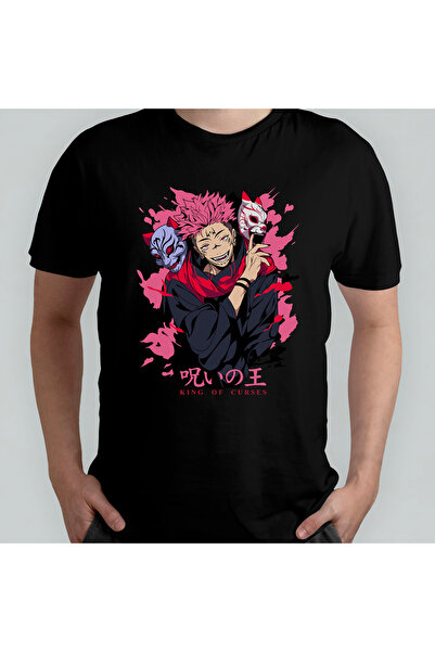 Pixxa Jujutsu Kaisen Unisex 100% бавовняна футболка з круглим вирізом, модель 15