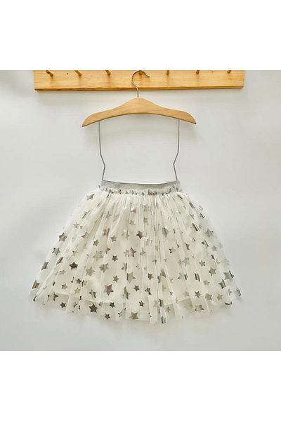 Çocuksan Baby&Kids Wear Imprimat cu stele - Fusta din tul pentru fete, 23 aprilie 29 octombrie 19 mai Nunta Petrecere de aniversare