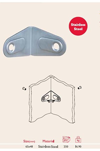 Gürçay Conexiune dulap inoxidabil L 25.644