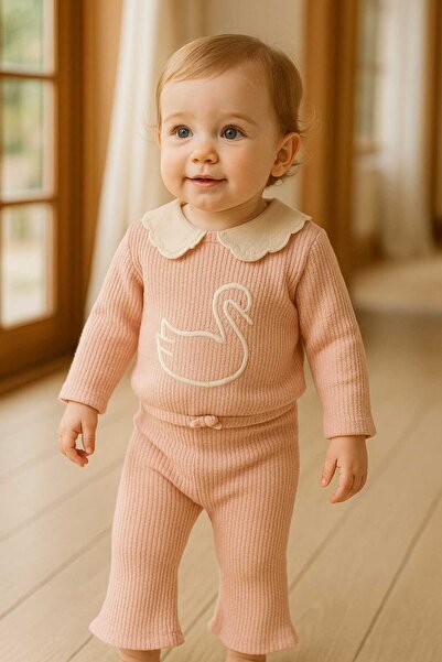 Genel Markalar Kuğu Süzeneli Fisto Yakalı  Waffle 2 Li Takım