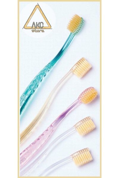 AKCstore Atomy Korean Blue Toothbrush - Super Fine and Gold Dust
