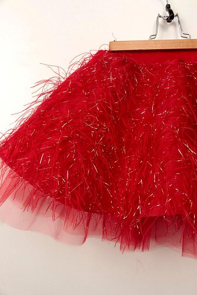 Çocuksan Baby&Kids Wear 23 April - 19 May Girls' Tulle Birthday and Party Tutu Skirt Tassels Fabric
