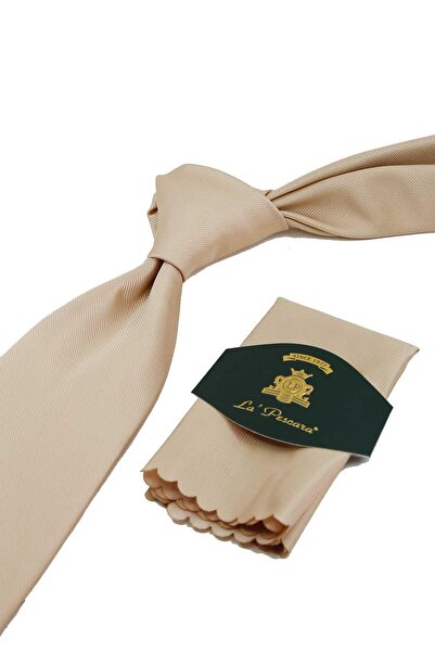 Kravatkolik Κλασική γραβάτα με μπεζ υφή Reps KK13183