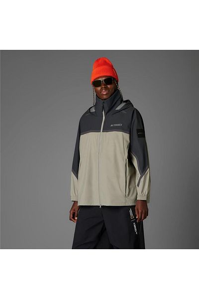 adidas Women's Gray Jacket Ng W R.R Hd Jkt Jd5833