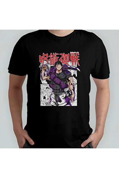 Pixxa Jujutsu Kaisen Unisex 100% бавовняна футболка з круглим вирізом, модель 7