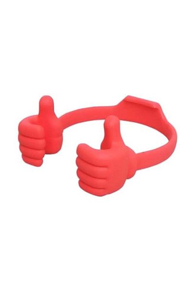 Generic OK Thumb Flexible Stand Holder Red