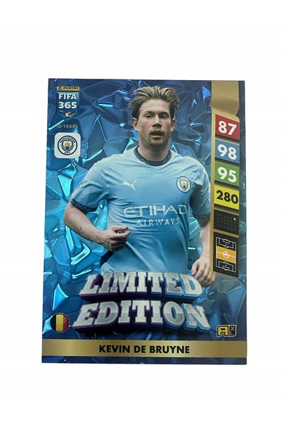 Panini Fifa 365 Adrenalyn XL 2025 Limited Edition Kevin De Bruyne Footballer Card