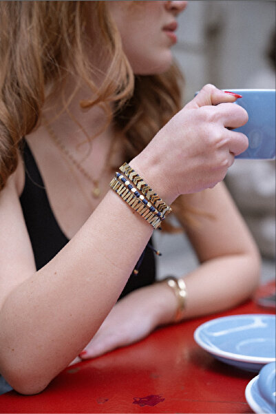 LUNESTA Soleil Blue Bronz Plaka Bileklik