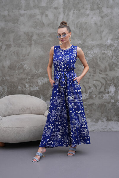 NAVY Гащеризон без ръкави с колан