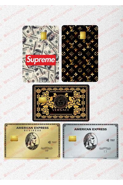 One Little Happiness 5 Types of Money Card Covering Labels Compatible Sticker for Papara, Tosla, Credit Card