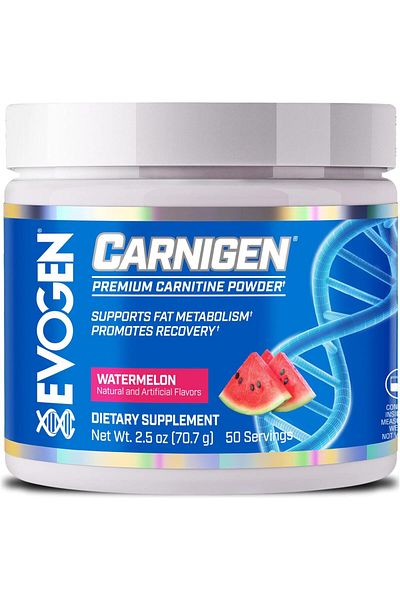 EVOGEN Carnigen - Premium Carnitine Powder | Supports Fat Metabolism & Promotes Recovery | Stimulant