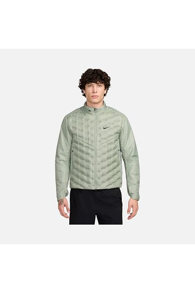 Nike Therma-Fit Adv Aeroloft Repel down Running Full-Zip Men's Green down Sports Jacket Fb7556-370