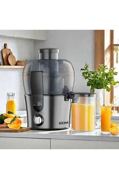 RİOMİ Frutta Solid Juicer, 500W, 1.5 Lt, Quickclean, Anti-Drip Riomi